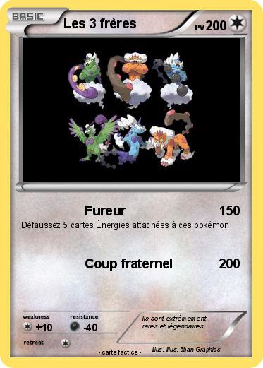 Pokemon Les 3 frères