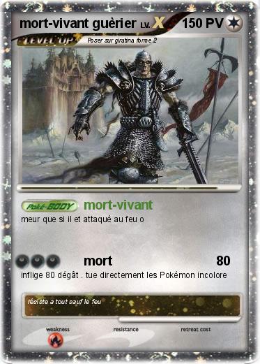 Pokemon mort-vivant guèrier