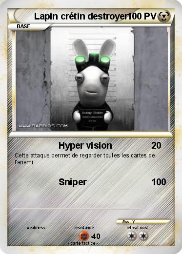 Pokemon Lapin crétin destroyer