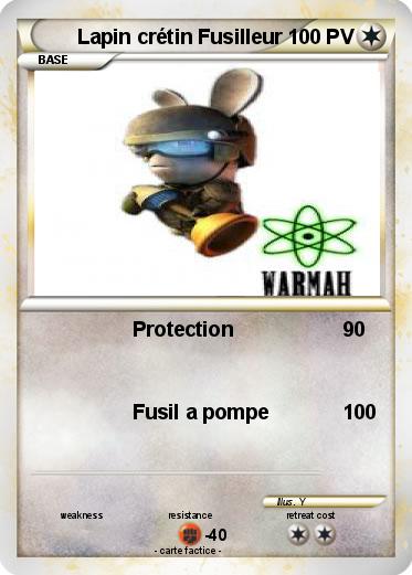 Pokemon Lapin crétin Fusilleur