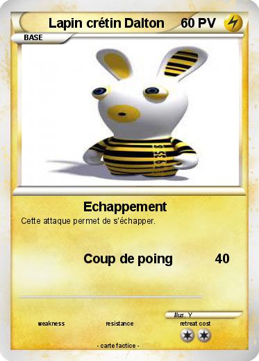 Pokemon Lapin crétin Dalton