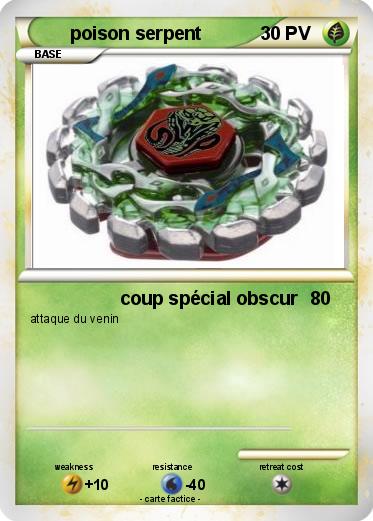 Pokemon poison serpent