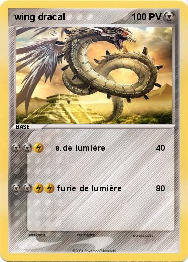 Pokemon wing dracal