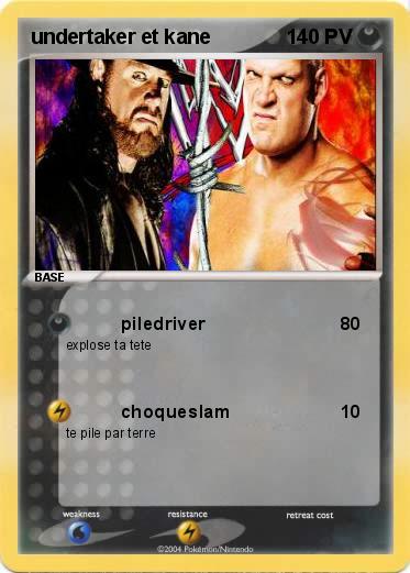 Pokemon undertaker et kane