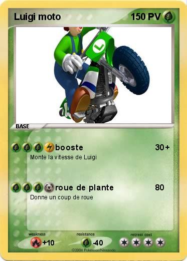 Pokemon Luigi moto