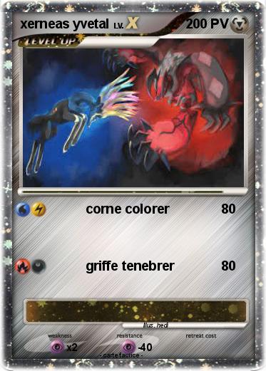 Pokemon xerneas yvetal