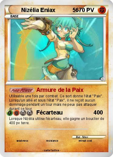 Pokemon Nizélia Eniax           56