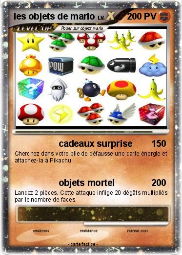 Pokemon les objets de mario