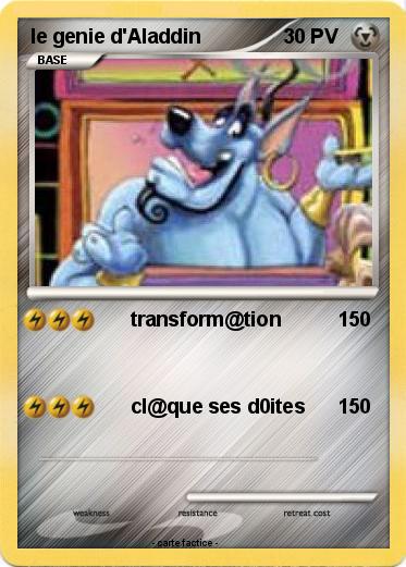 Pokemon le genie d'Aladdin