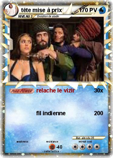 Pokemon tête mise à prix