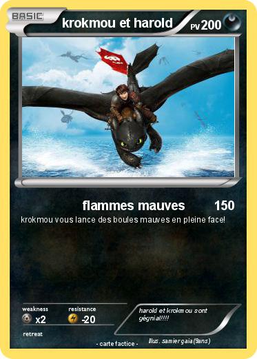 Pokemon krokmou et harold