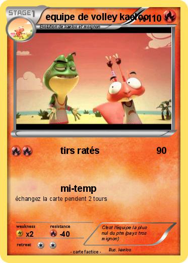 Pokemon equipe de volley kaeloo