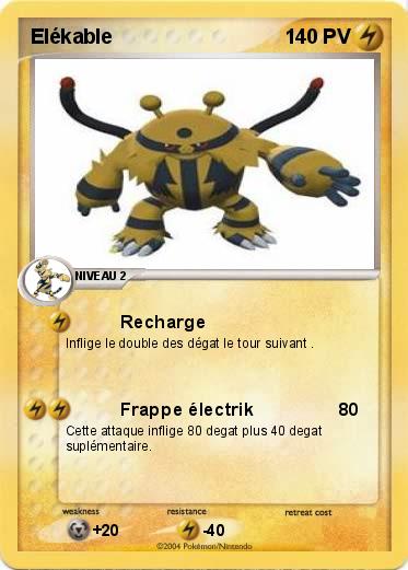 Pokemon Elékable