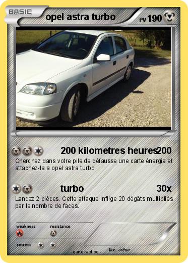 Pokemon opel astra turbo