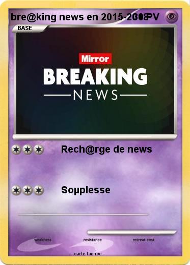 Pokemon bre@king news en 2015-2018