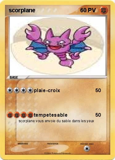 Pokemon scorplane