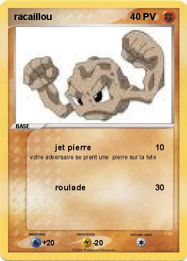 Pokemon racaillou     