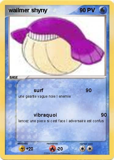 Pokemon wailmer shyny