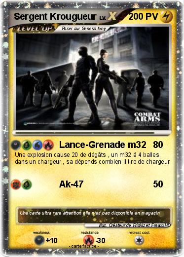 Pokemon Sergent Krougueur