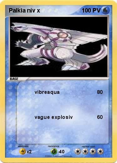 Pokemon Palkia niv x
