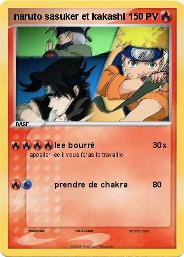 Pokemon naruto sasuker et kakashi