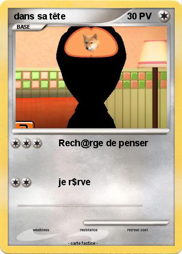 Pokemon dans sa tête