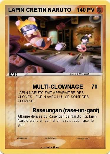 Pokemon LAPIN CRETIN NARUTO