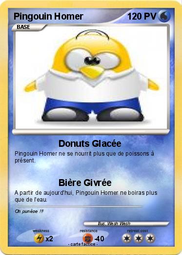 Pokemon Pingouin Homer
