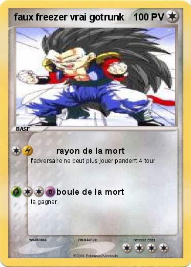 Pokemon faux freezer vrai gotrunk