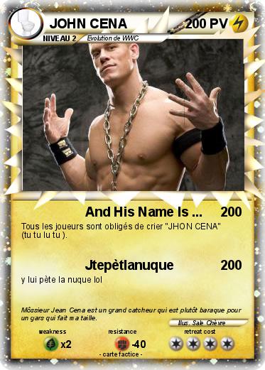 Pokemon JOHN CENA