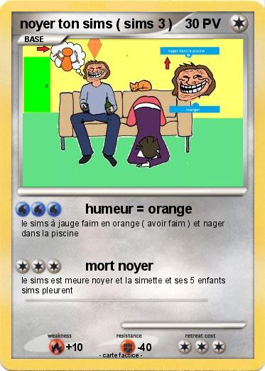 Pokemon noyer ton sims ( sims 3 )