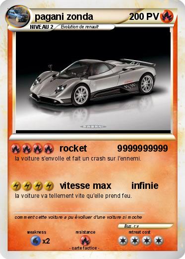 Pokemon pagani zonda