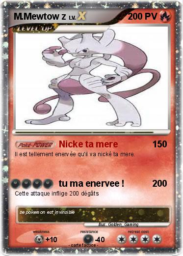 Pokemon M.Mewtow z