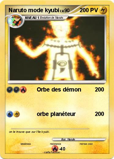 Pokemon Naruto mode kyubi