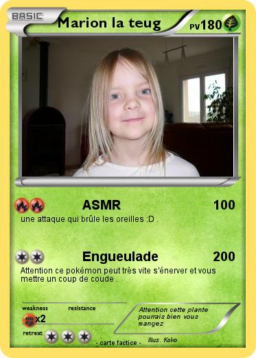 Pokemon Marion la teug