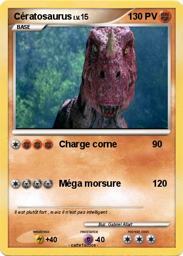 Pokemon Cératosaurus