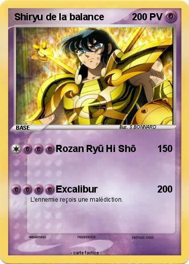 Pokemon Shiryu de la balance