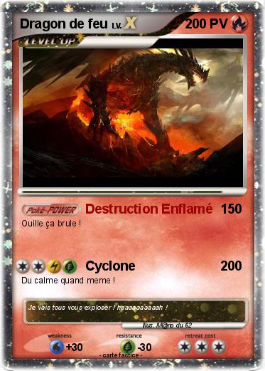 Pokemon Dragon de feu