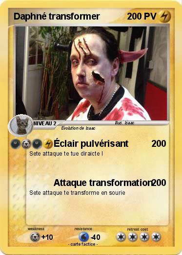 Pokemon Daphné transformer