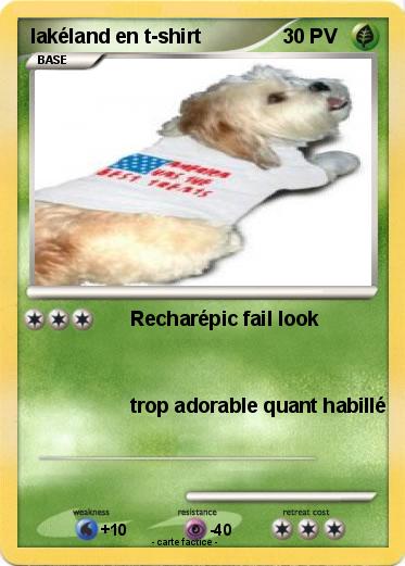 Pokemon lakéland en t-shirt