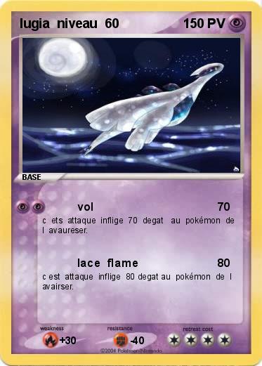 Pokemon lugia  niveau  60