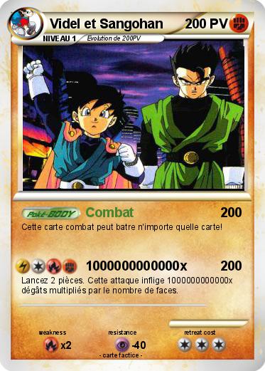 Pokemon Videl et Sangohan