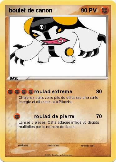 Pokemon boulet de canon
