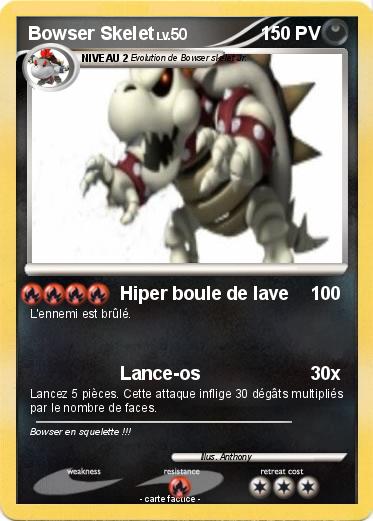 Pokemon Bowser Skelet