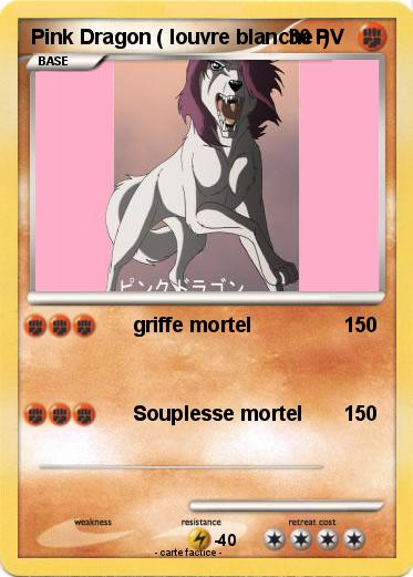 Pokemon Pink Dragon ( louvre blanche  )
