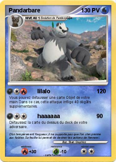 Pokemon Pandarbare