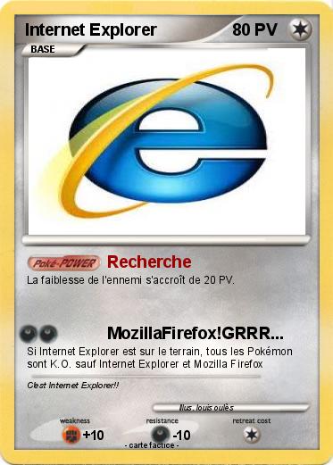 Pokemon Internet Explorer