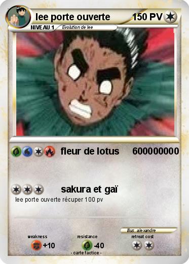 Pokemon lee porte ouverte