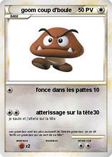 Pokemon goom coup d'boule