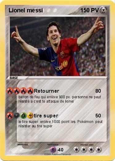 Pokemon Lionel messi